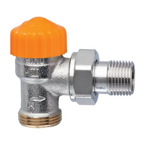 IMI Heimeier Thermostat-Ventilunterteil Eclipse, Eckform DN 15 mit Außengewinde G 3/4"