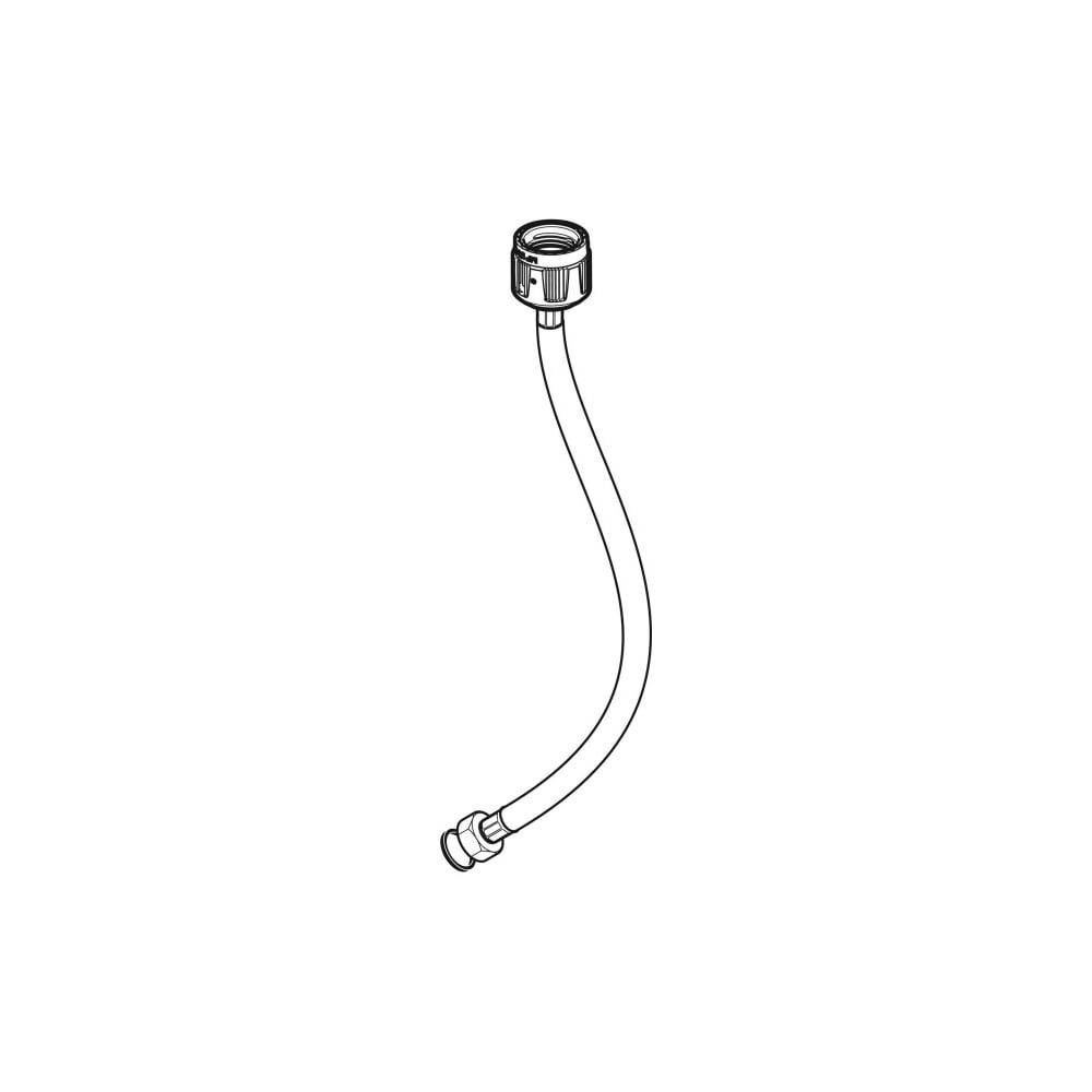 Geberit Panzerschlauch, 1/2", 80cm, Innengewinde, 150992001-2