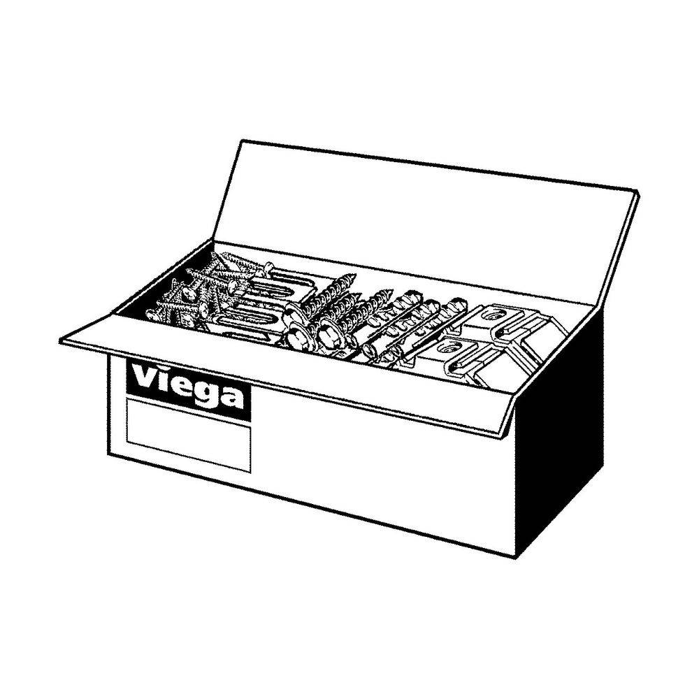 Viega Prevista Dry Plus m2-Paket 8400, 5m2, Stahl verzinkt-2