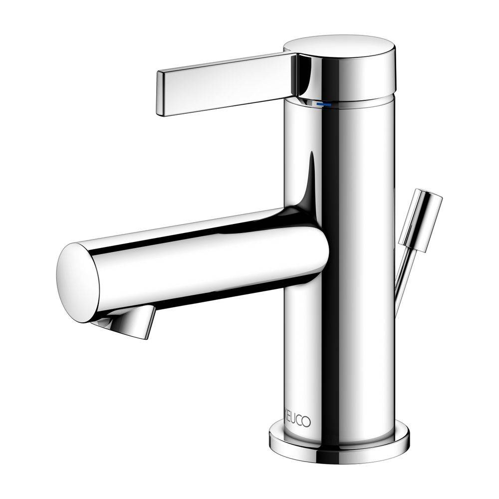 KEUCO Einhebel-Waschtisch-Mischer 60 IXMO 59504 m.Zug.-Ablgrt. Pure, Rosette r/e verchromt