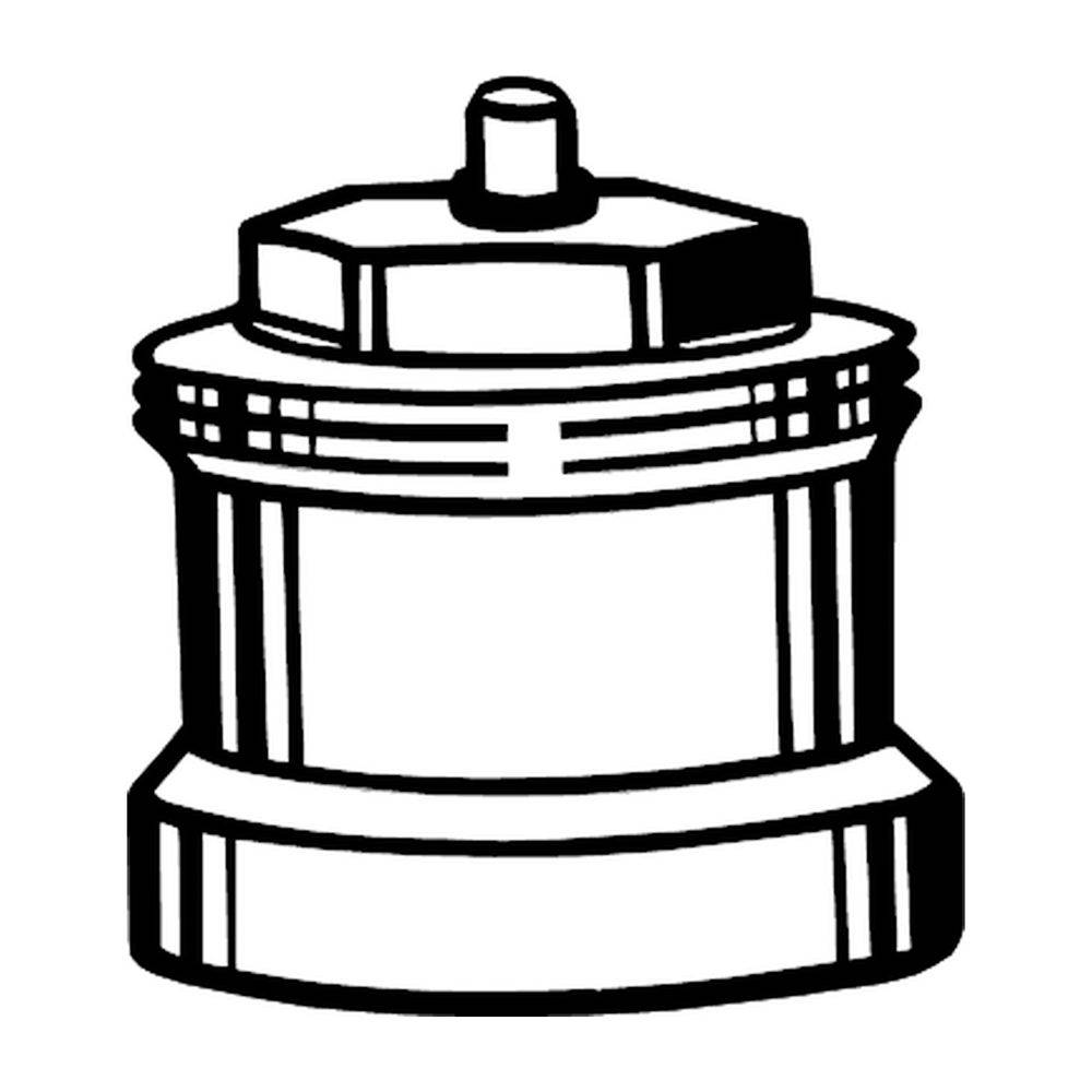 IMI Heimeier Spindelverlängerung 20mm, für Thermostat-Ventilunterteile, Messing vernickelt-2