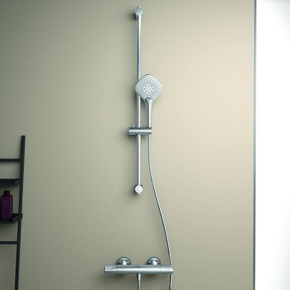 Ideal Standard Brausethermostat Aufputz Ceratherm T100, Ausld. 78mm, Chrom-3