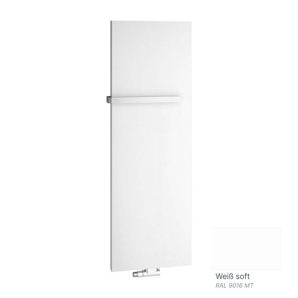 Kermi Rubeo x2 Designheizkörper vertikal 1525x66x670mm, 1530W bei 75/65/20 Grad C, Weiß Soft-0