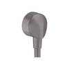Hansgrohe FixFit Wandanschluss E ohne Rückflussverhinderer, DN 15, Brushed Black Chrome