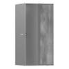 Hansgrohe XtraStoris Rock Wandnische mit befliesbarer Tür 300x150x140mm, Edelstahl gebürstet