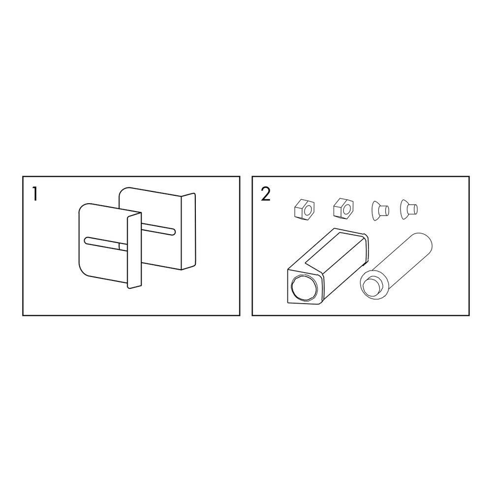 Hansgrohe XtraStoris Rock Wandnische mit befliesbarer Tür 300x150x100mm, Mattschwarz-1