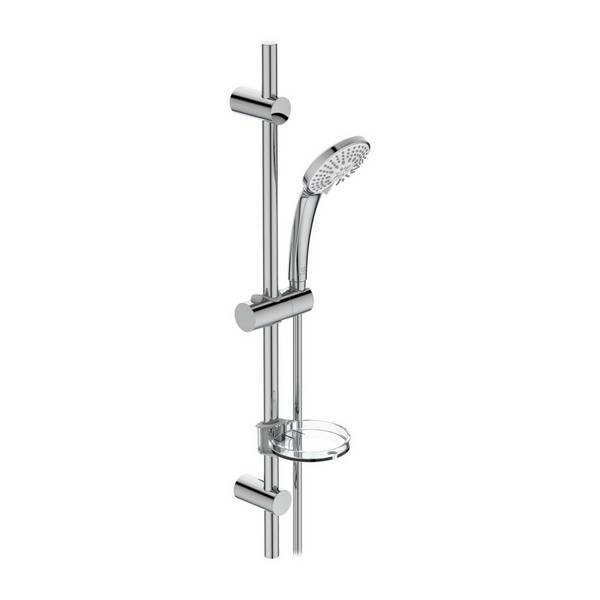 Ideal Standard Brausekombination Idealrain 720mm 3-Funktionshandbrause, d:100mm Chrom