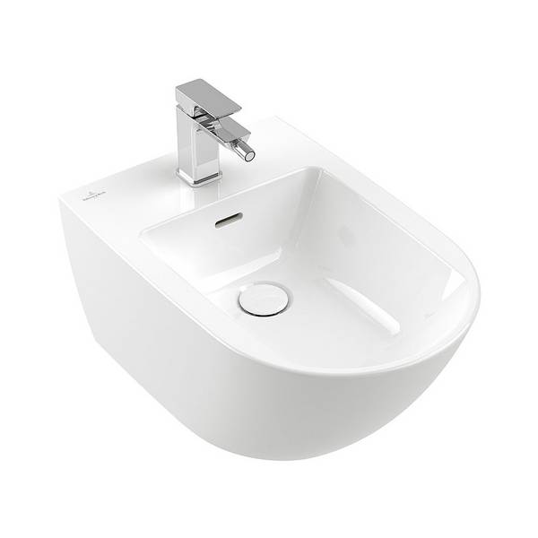 Villeroy & Boch Bidet Subway 3.0 560x375x270mm Oval wandhängend Weiß Alpin