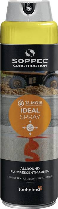 Markierungsspray IDEAL neongelb 500ml Spraydose SOPPEC-0