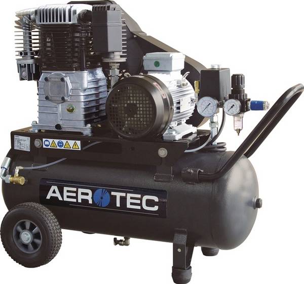 Kompressor 630-90-15 PRO 420l/min 15bar 3 kW 400 V,50 Hz 90l AEROTEC