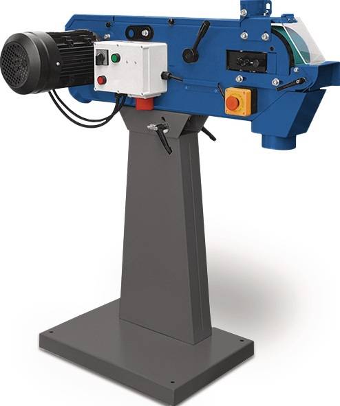Bandschleifmaschine MBSM 75-203-2 75x2000mm 2,5 kW,3,3 kW 400V,50 Hz METALLKRAFT-0