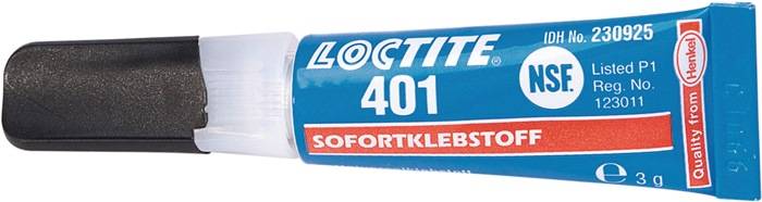 Sofortklebstoff 401 3g NSF P1 farblos Tube LOCTITE-0
