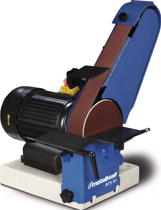 Band- u.Tellerschleifmaschine BTS 51 50x1000mm Schleifteller-D.150mm 22 m/s 750W-0