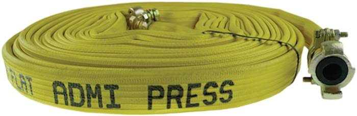 Pressluftschlauch Admi®Press FLAT Y ID 19mm AD 24mm L.20m gelb ADMIRAL-0