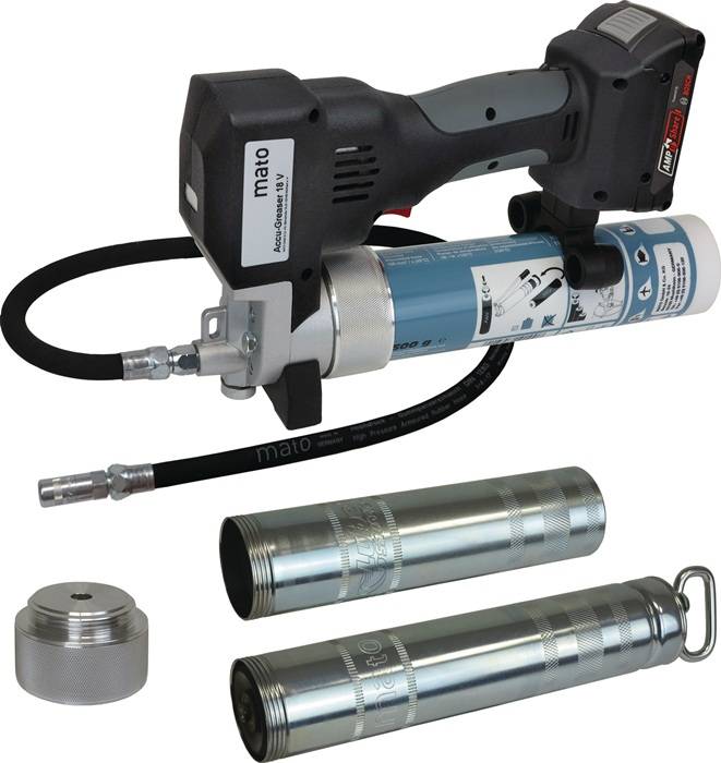 Akkufettpresse Accu-Greaser 18 V Premium-S-LSP geschl.MATO-0