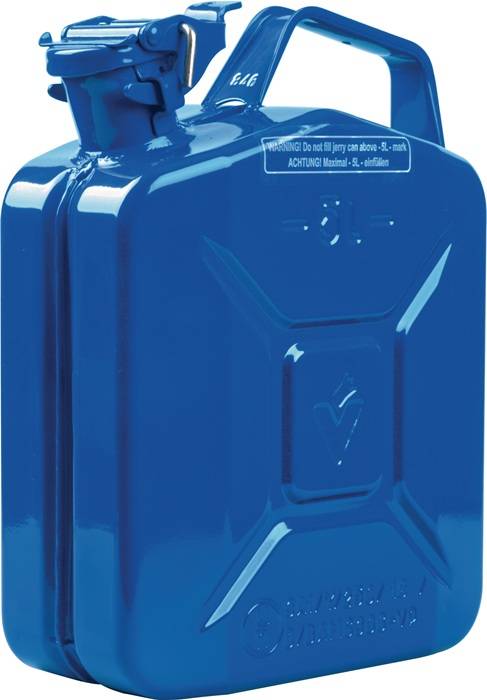 Kraftstoffkanister 5l Signalblau RAL 5005 Stahlbl.0,9mm L230xB120xH310mm VALPRO-0