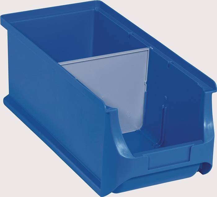 Trennw.ProfiPlus f.Stapelsichtboxen H.115mm PS grau ALLIT-0