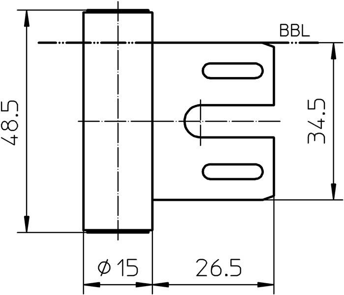 Rahmenteil V 8000 WF STA vern.f.3tlg.Stahlzargen Stand.SIMONSWERK-2