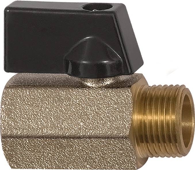 Mini-Kugelhahn VALVE LINE 6mm 1/4 IG/AG DN 8mm RIEGLER-0