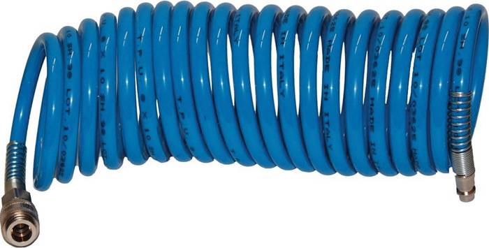 Druckluftschlauch ST ID 5,5mm AD 8mm L.7,5m Kuppl.DN 7,2 AEROTEC-0