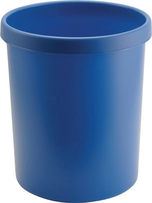 Papierkorb 30l H405xØ350mm m.Griffrand Ku.blau-0