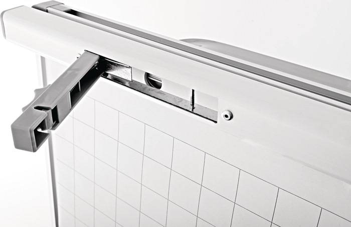 Flipchart Schreibfläche B680xH1045mm weiß höhenv.b.1,85m MAGNETOPLAN-1