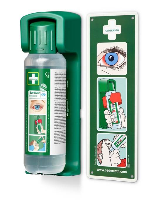 Augenspülflasche 2 x 0,5l DIN EN15154-4 CEDERROTH-1
