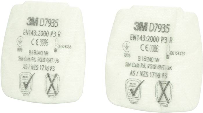 Feinstaubvliesfilter D7935 EN 143:2000/A1:2006 P3R f.Ser.Secure Click 4 St./Btl.-0
