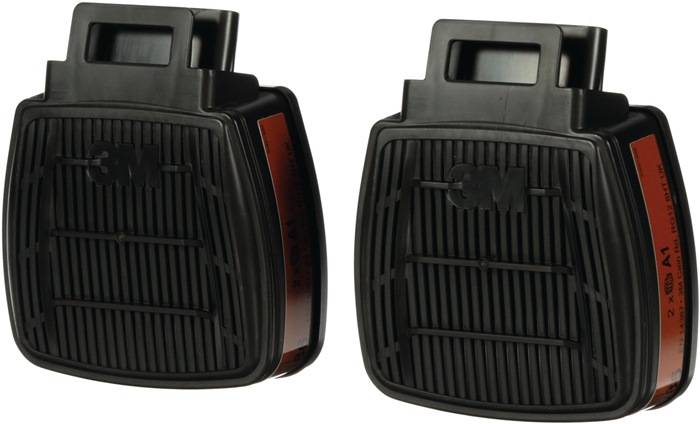 Gasfilter A1 EN14387 EN 14387 A1 f.Ser.Secure Click 2 Stück/Beutel 3M-0