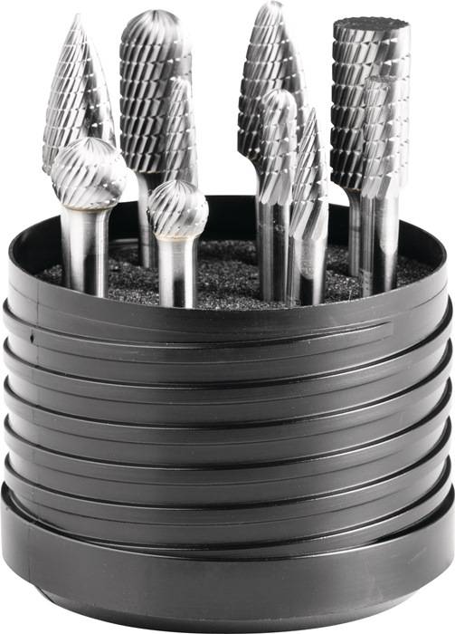 PFERD Frässtiftesatz Hartmetall 6mm - 10-teilig in stabiler Kunststoffdose-0
