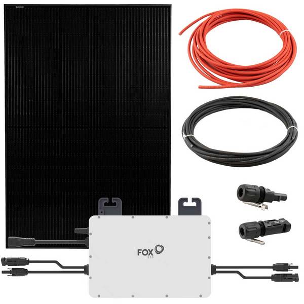 FOX ESS Balkonkraftwerk mit 460W Solarpanel, M1-800-E 0,8kW