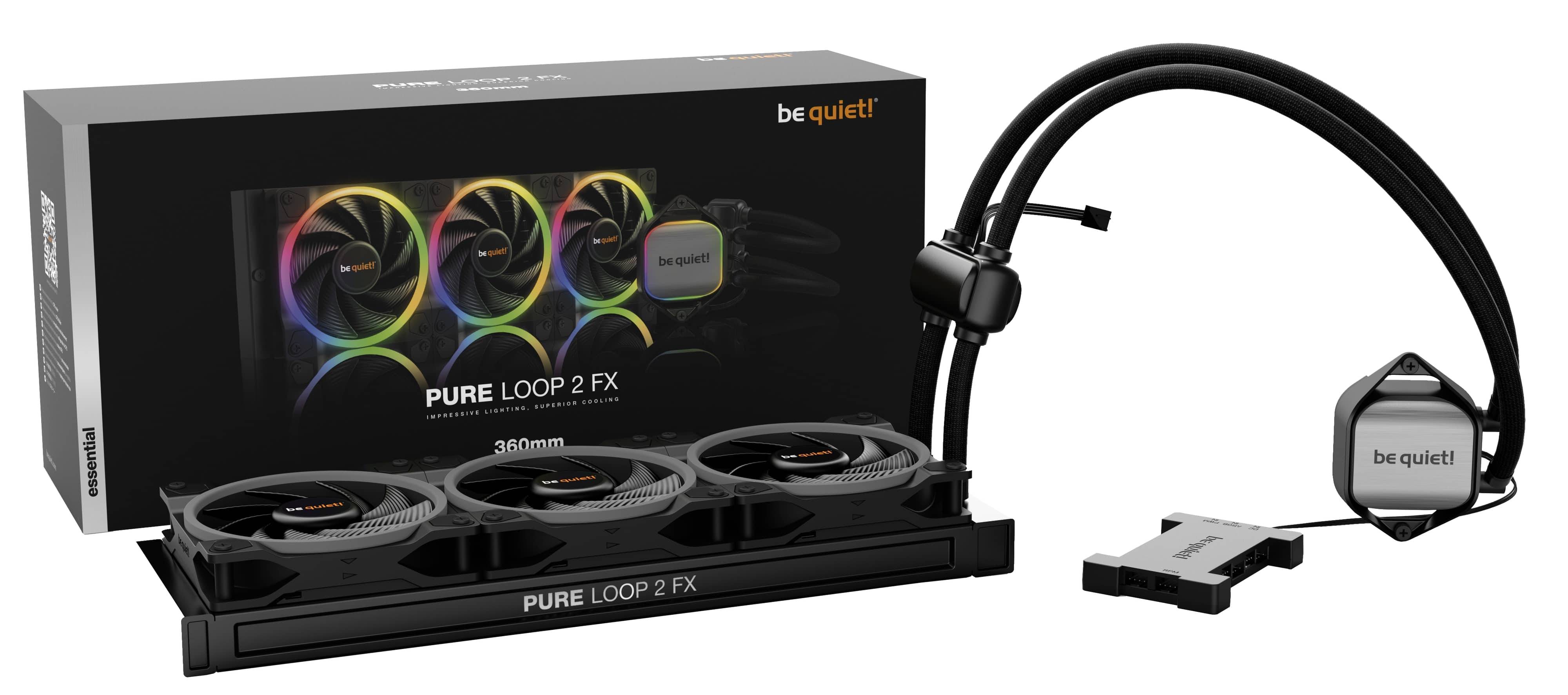 Symbolbild für be quiet Wasserkühler Pure Loop 2 FX 360mm AIO RGB schwarz BW015