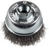 Topfbürste BT 600 W Drahtbürste 100 mm M14-Gewinde 0,3mm Stahldraht gewellt