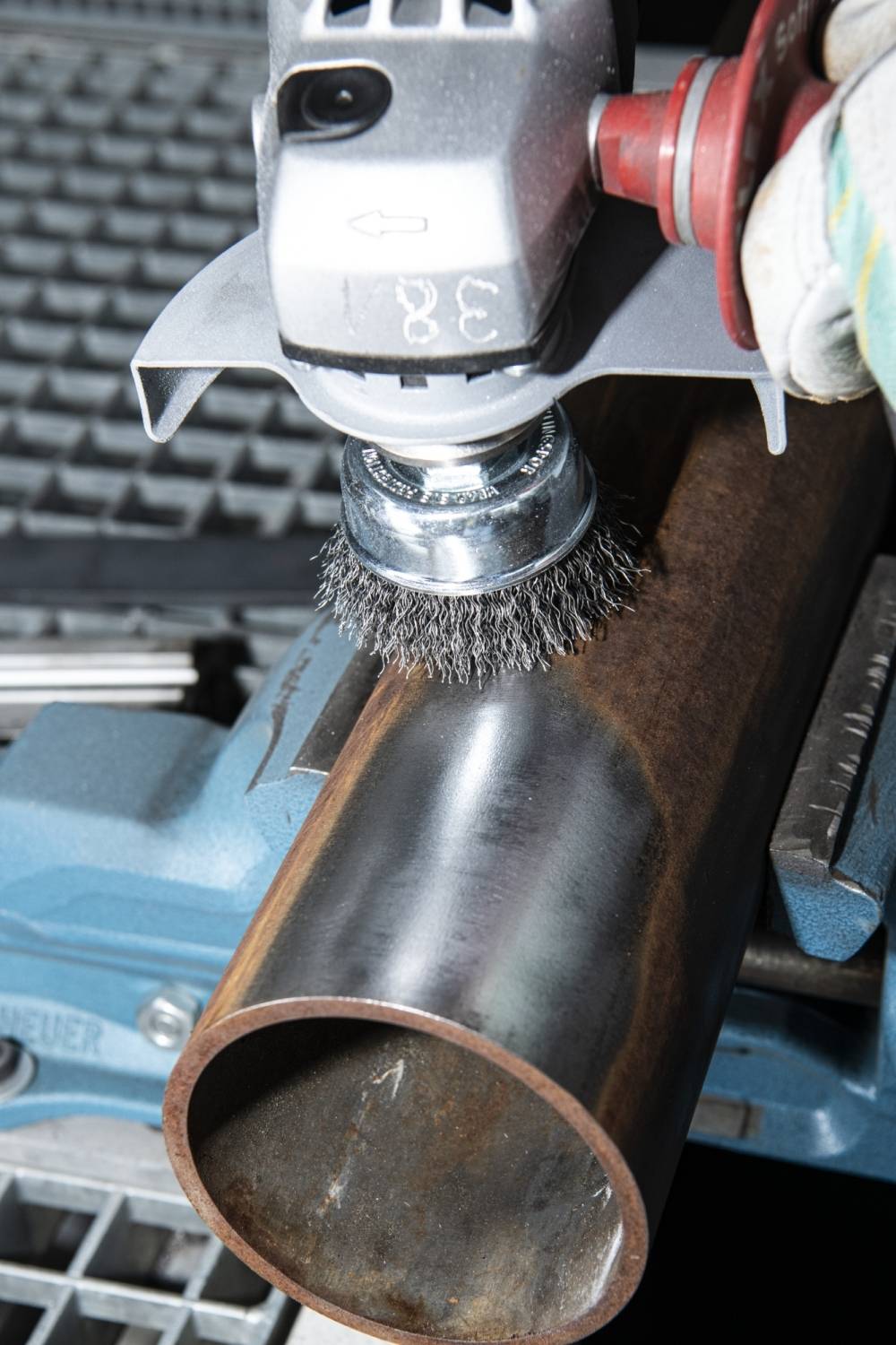 Topfbürste BT 600 W Drahtbürste 65 mm M14-Gewinde 0,3mm Stahldraht gewellt-3