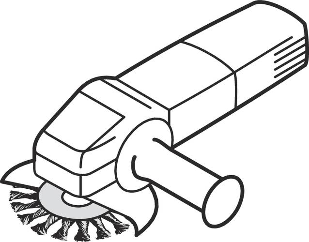 Topfbürste BT 600 W Drahtbürste 65 mm M14-Gewinde 0,3mm Stahldraht gewellt-4
