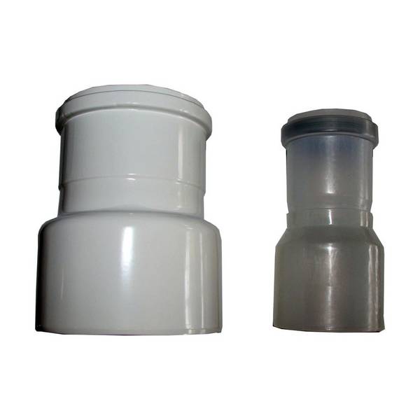 Wolf Reduzierung DN 80/125- 60/100, Polypropylen, 2651951