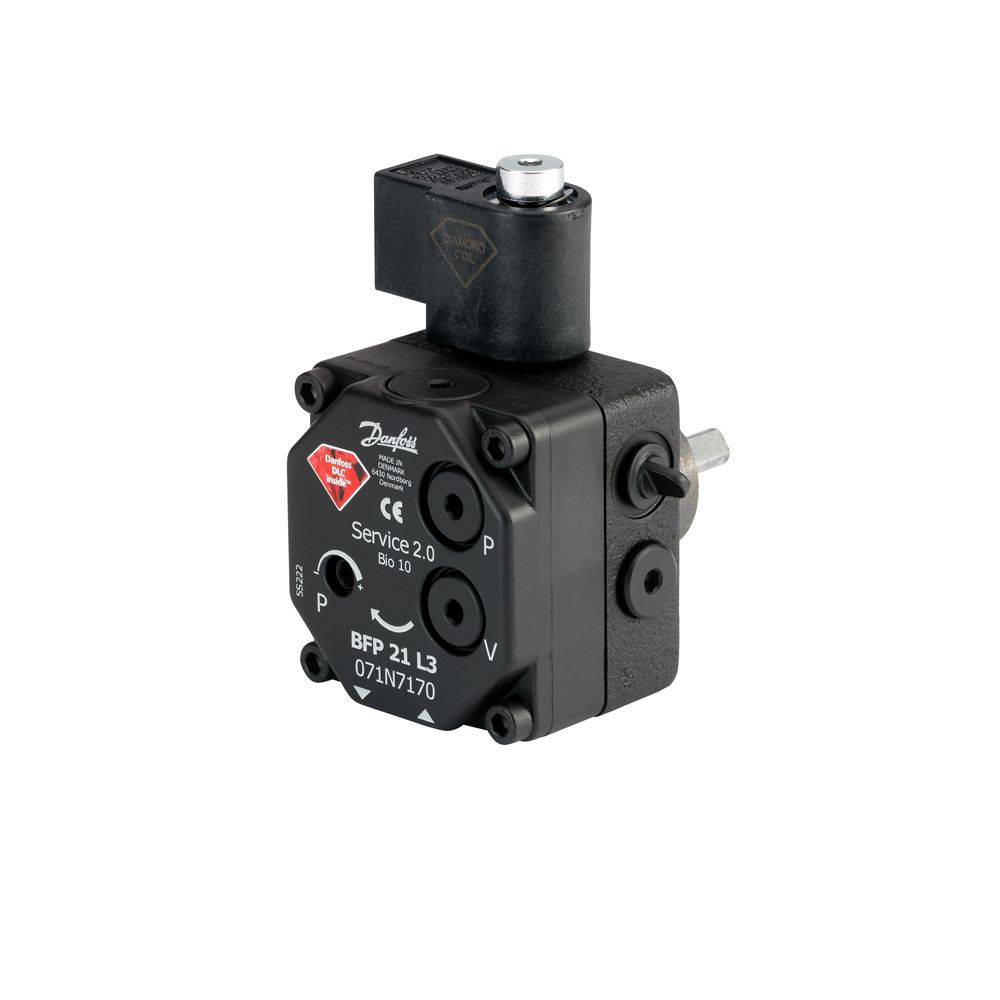 DANFOSS Ölbrennerpumpe BFP 21 L 3 mit Magnetventil, Drehrich. re., 24 l/h-2