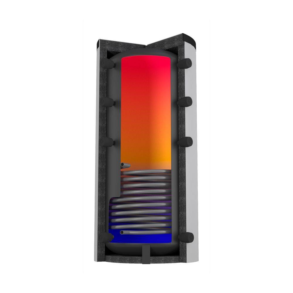 Citrin Solar Solar-Pufferspeicher PSW 500-1/65, D 650mm Nennvolumen 476l, mit Vliesisolierung 120mm, montiert-0