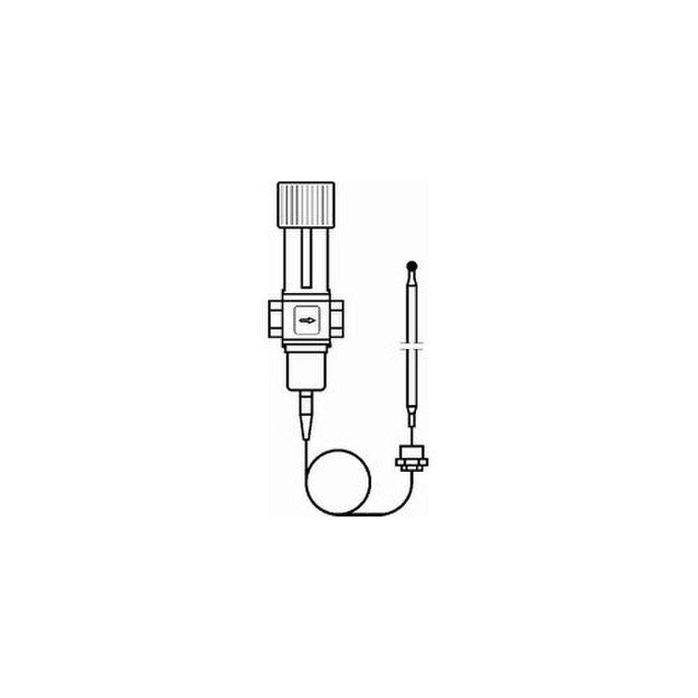 Danfoss Temperaturregler AVTA 25, Rp 1", Sollwertbereich 10-80 Grad C, Kvs 5,5m3/h, 003N0109-2