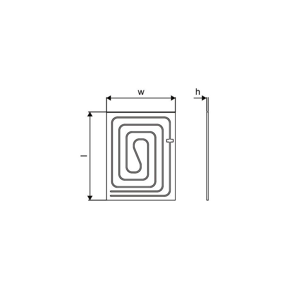 Uponor Renovis Panel extra, 1200x625x15mm, Grau, 1063924-1