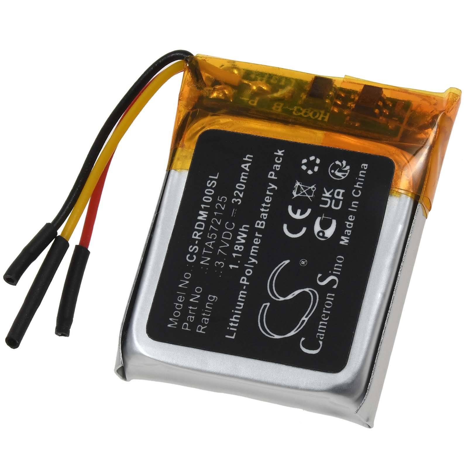 Akku für Rode Wireless Go Mikrofonsystem, 3,7V, Li-Polymer-0
