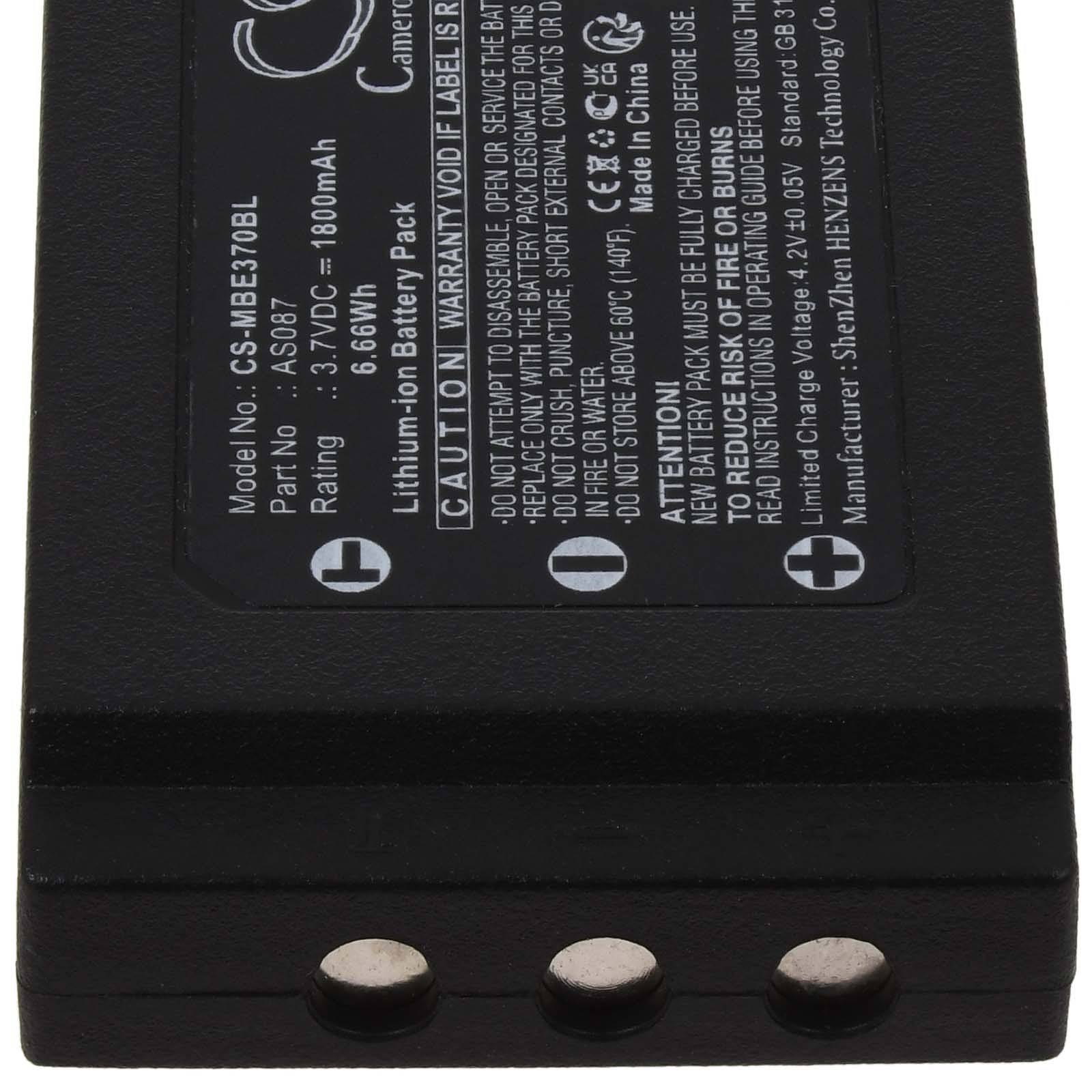 Akku kompatibel mit IMET Typ BE3700, 3,7V, Li-Ion-2