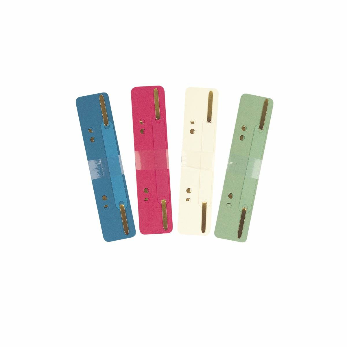 HERLITZ - Heftstreifen sortiert/kurz Karton KD Kartondeckleiste Pack 10x25 Stück-1