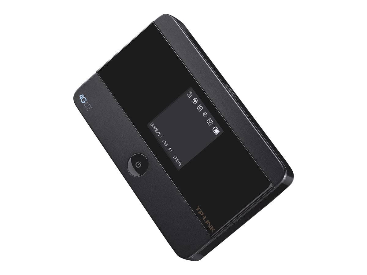 TP-LINK M7350 V3, Modem/Router für Mobilfunknetze, Schwarz, Tragbar, 802.11b,802.11g,Wi-Fi 4 (802.11n), 150 Mbit/s, 2G,-0