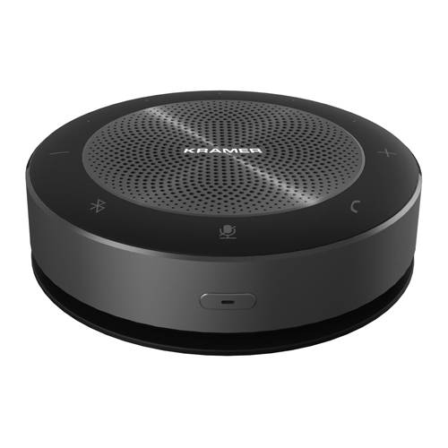KRAMER K-SPEAK - Omnidirektionales Speakerphone (360° Tonaufnahme | Bluetooth | AUX | USB-C)-0