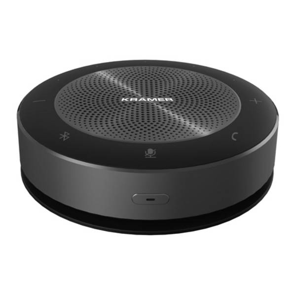 KRAMER K-SPEAK - Omnidirektionales Speakerphone (360° Tonaufnahme | Bluetooth | AUX | USB-C)
