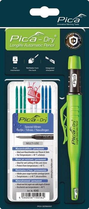 Bau-/Tieflochmarker Pica-Dry Farbe sortiert +Minenset 4000 871 854 PICA-5