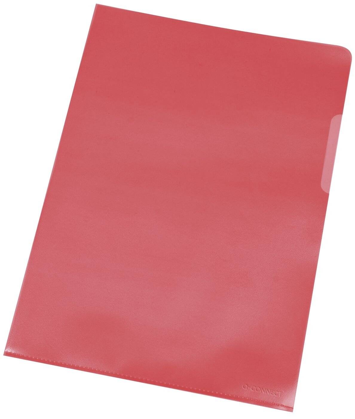 Sichthülle - A4 0 12 mm genarbt 10 Stück rot.-1