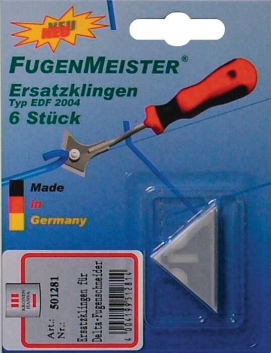 Ersatzmesser Fugenmeister Delta 6 St.auf SB-Karte KRONEN-HANSA-2