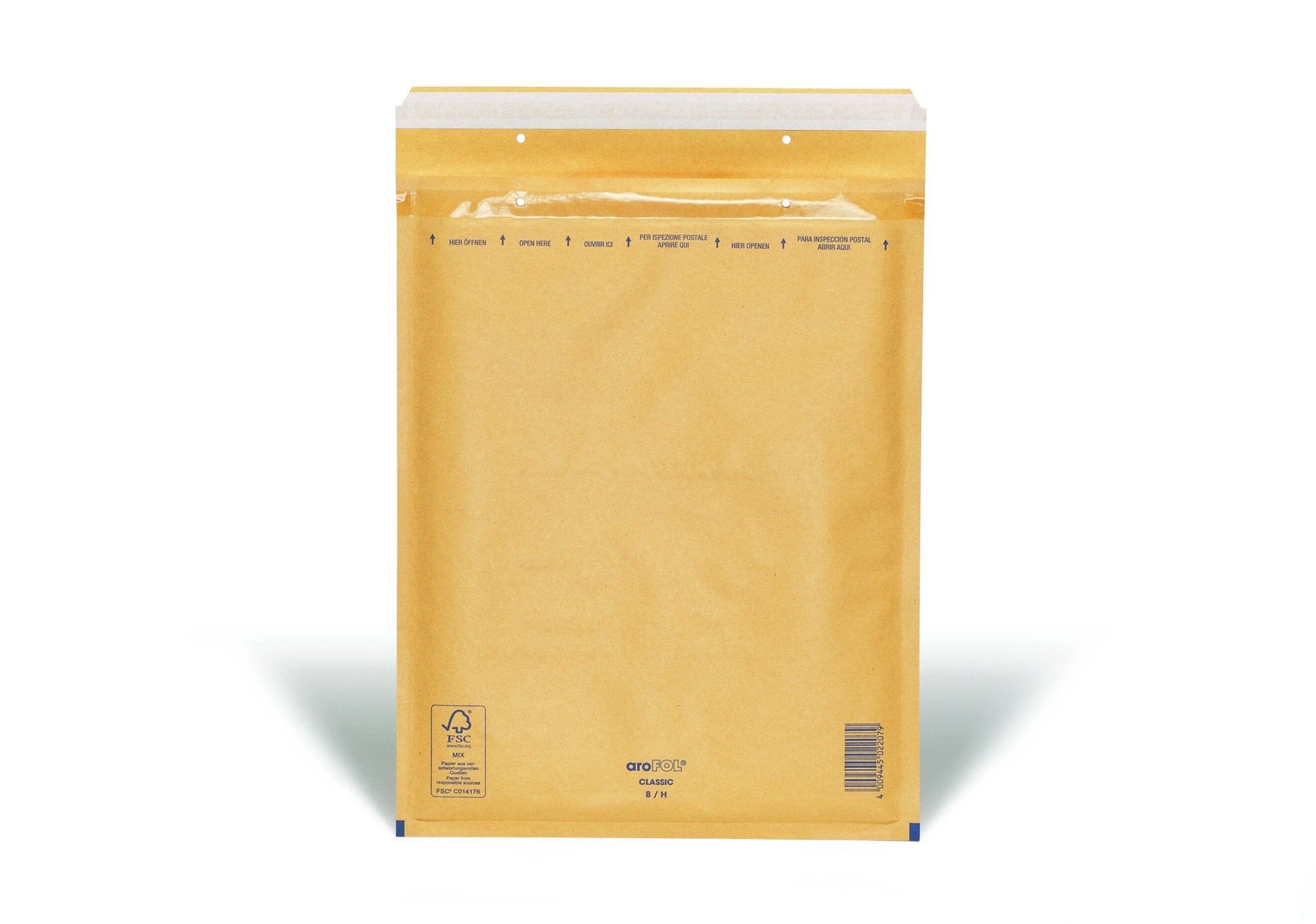 8/H Luftpolstertaschen für DIN C4 braun-0